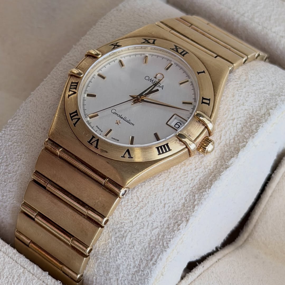 Vintage Omega Constellation Full Yellow Gold