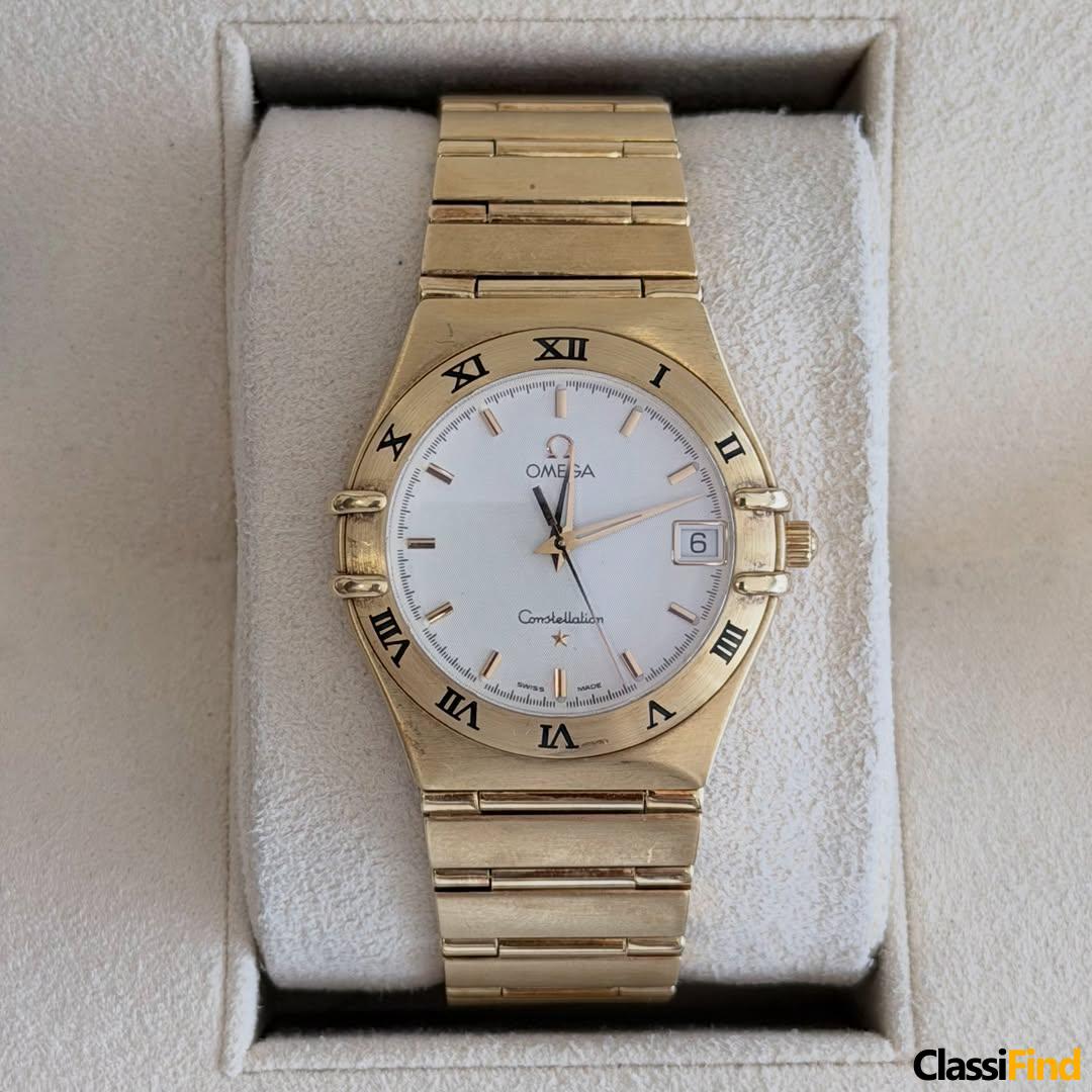Vintage Omega Constellation Full Yellow Gold