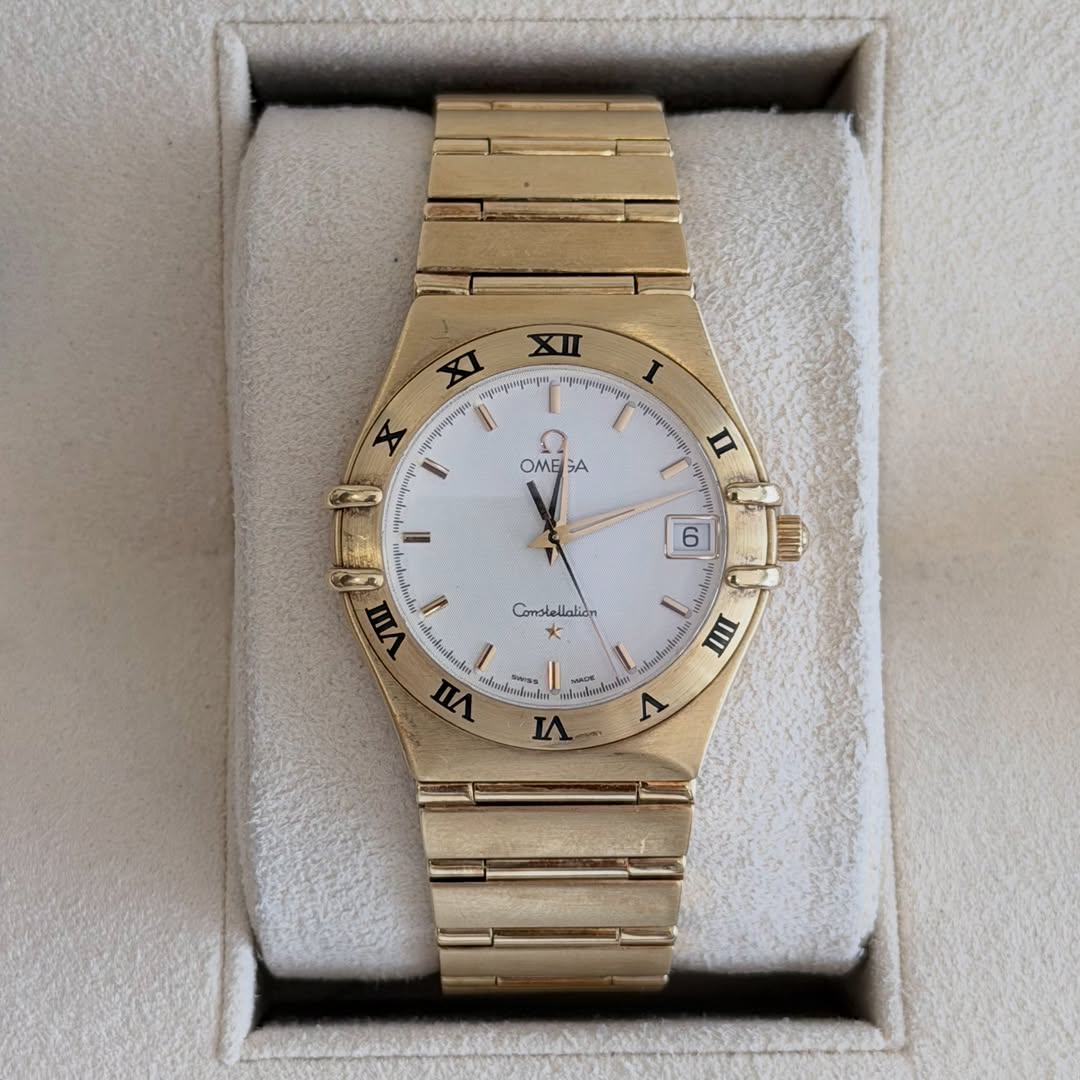 Vintage Omega Constellation Full Yellow Gold