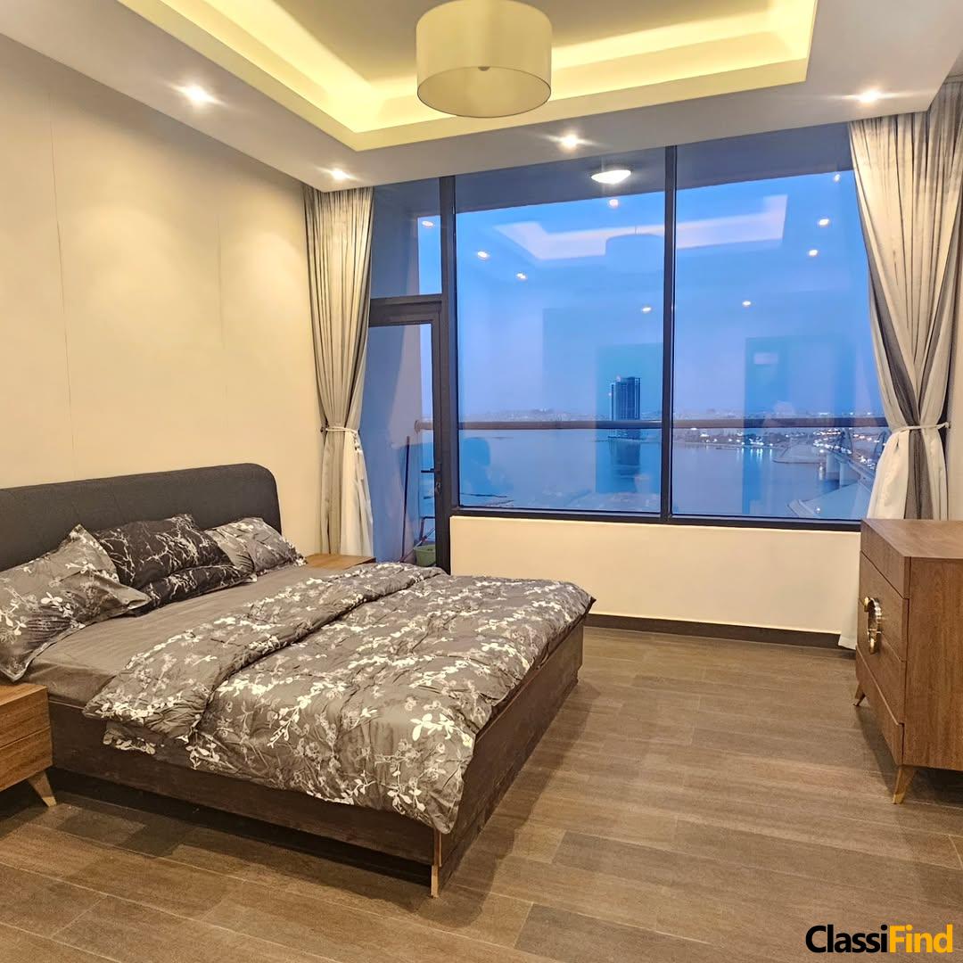 Sea view apartment for rent in a newly built tower (Al Kadi Tower)