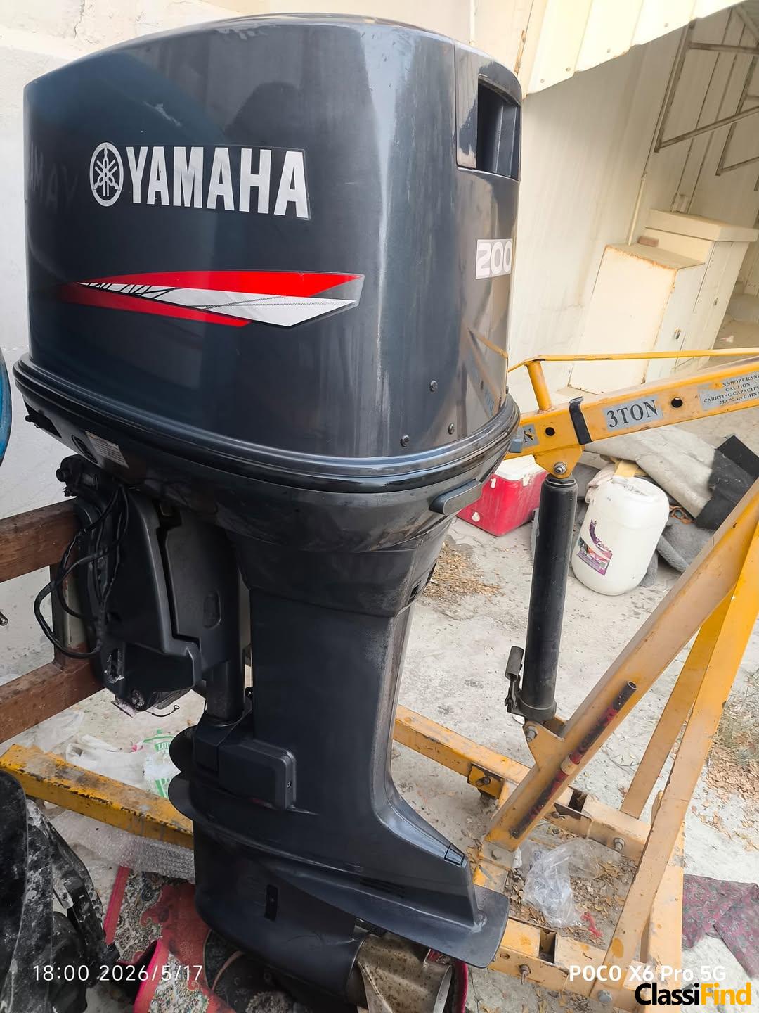 For sale: Yamaha 200hp engine 2017