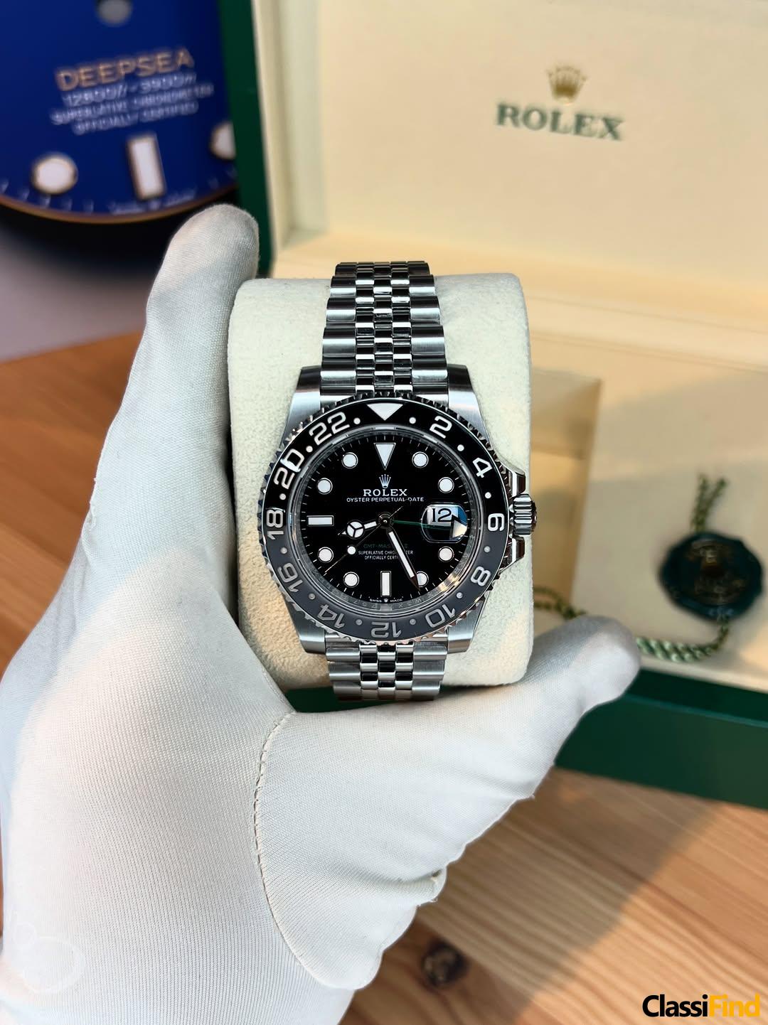 Bruce Wayne 🔥 GMT – master II Ref 126710GRNR 40 mm