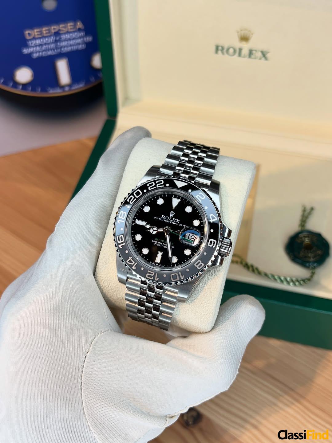 Bruce Wayne 🔥 GMT – master II Ref 126710GRNR 40 mm