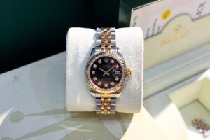Datejust Two tone ✨ Reference 179173 Diamond black dial Size 26 mm