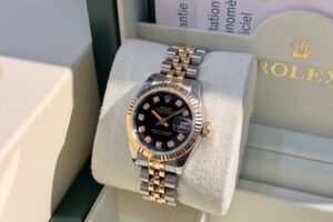 Datejust Two tone ✨ Reference 179173 Diamond black dial Size 26 mm