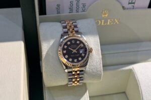 Datejust Two tone ✨ Reference 179173 Diamond black dial Size 26 mm