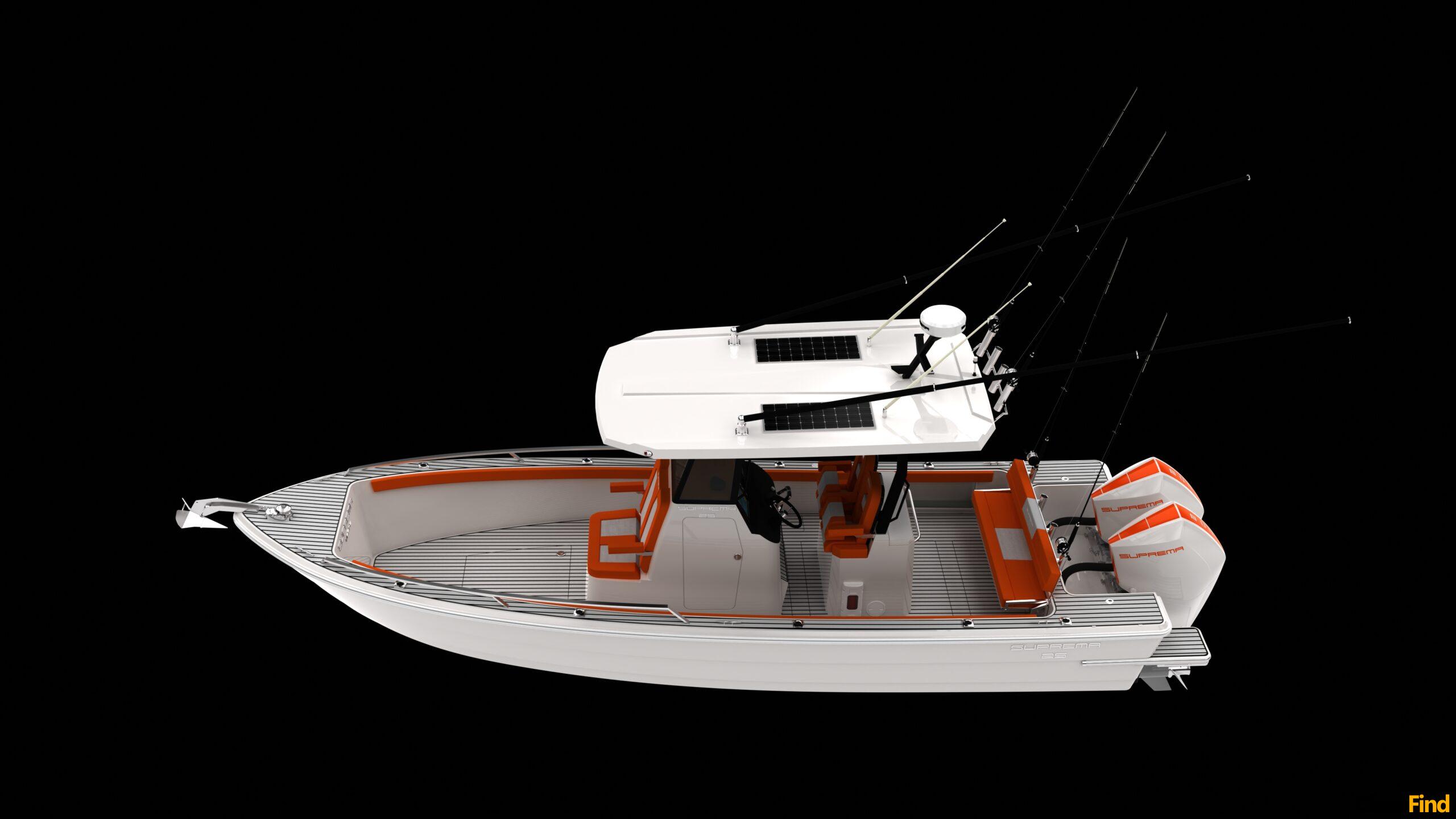 Suprema 25 Explorer – Open Deck – Hard-Top – Custom