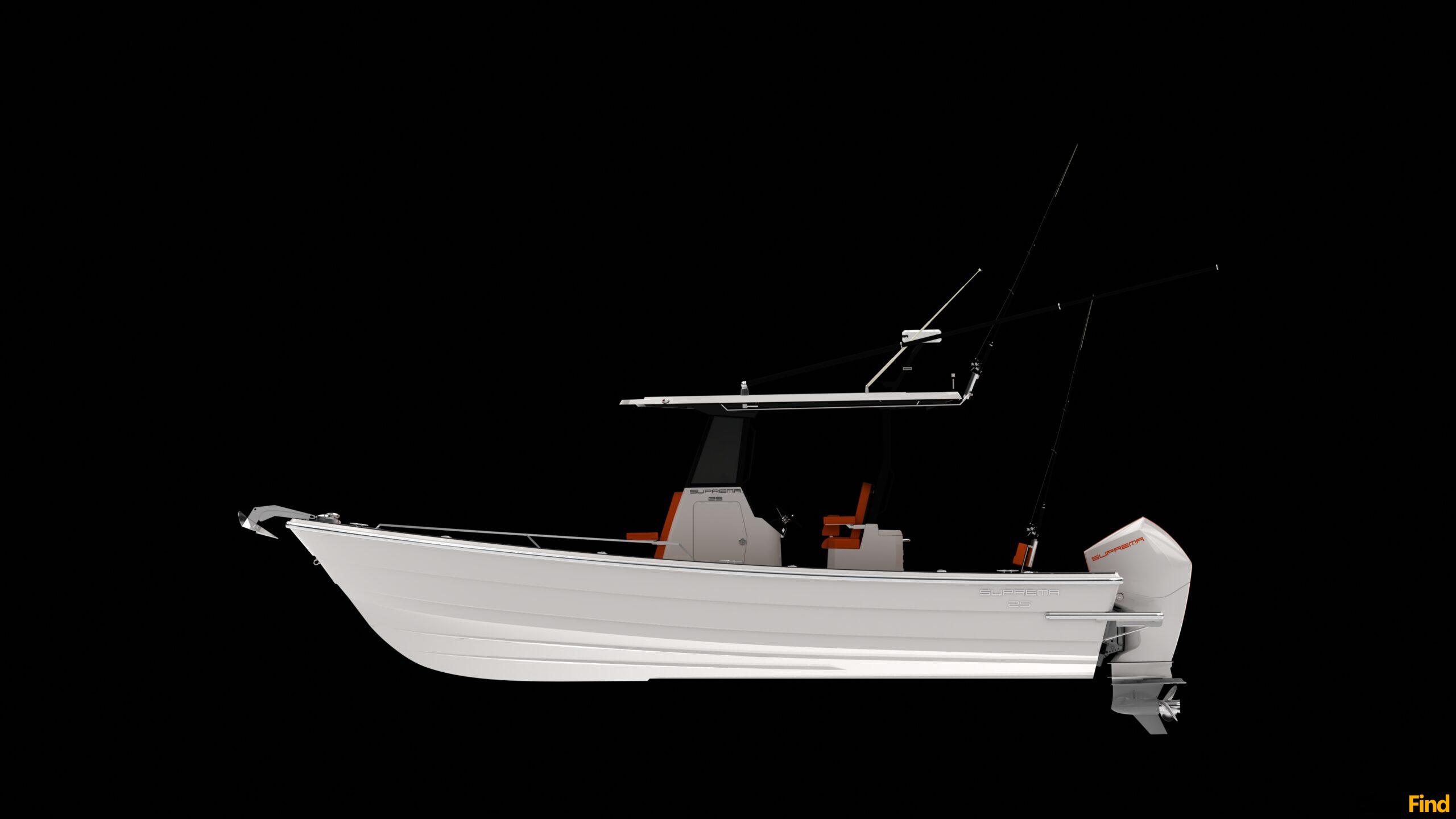 Suprema 25 Explorer – Open Deck – Hard-Top – Custom