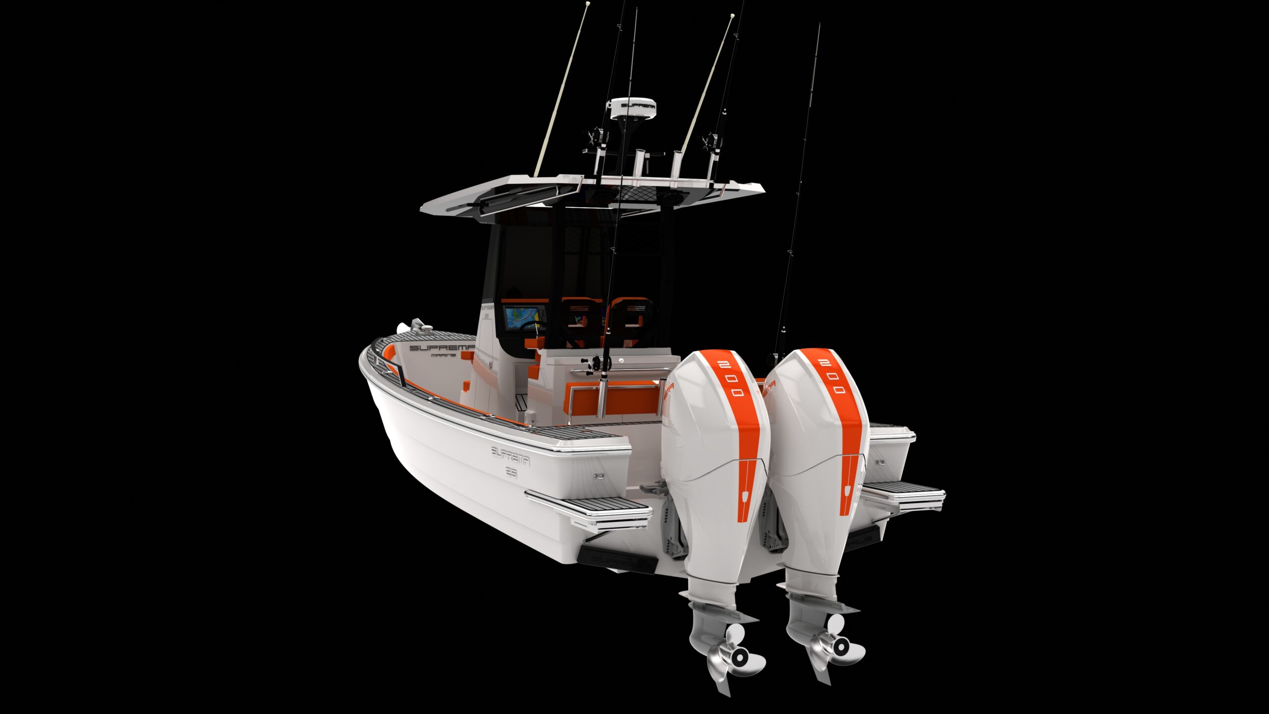 Suprema 25 Explorer – Open Deck – Hard-Top – Custom