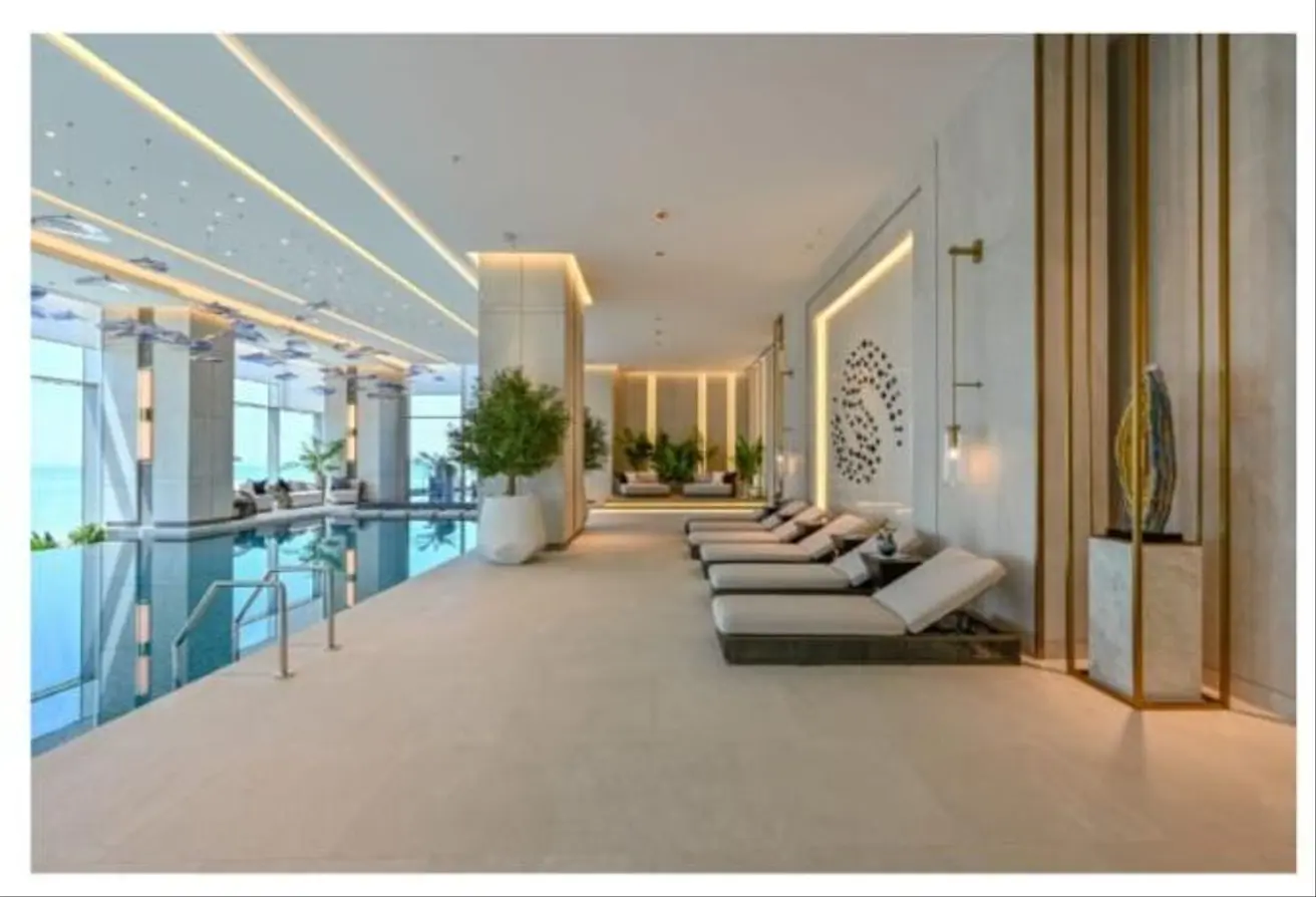 Bahrain bay 1br Ready to move in with facing Mall