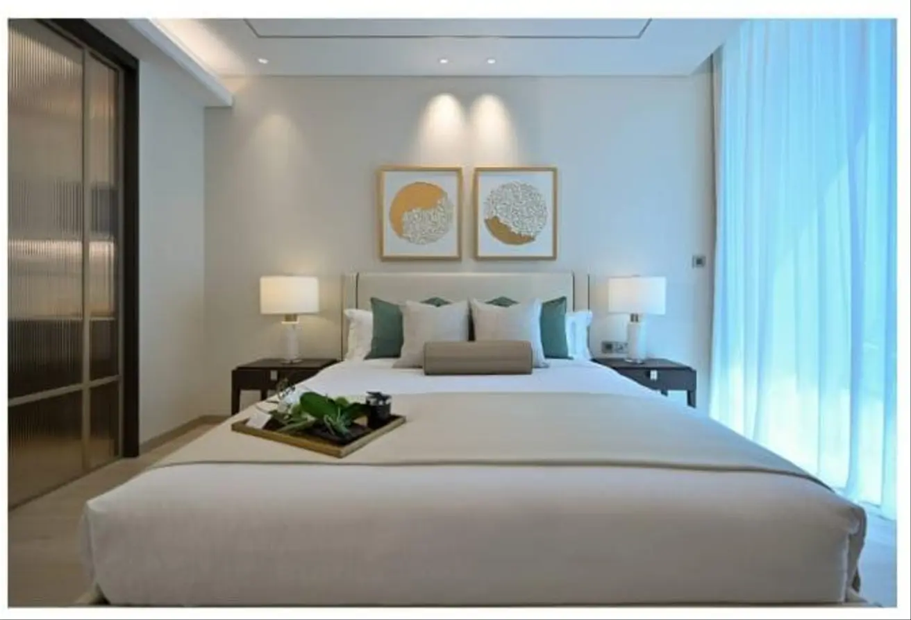 Bahrain bay 1br Ready to move in with facing Mall
