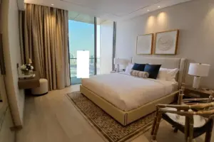 Bahrain bay 1br Ready to move in with facing Mall