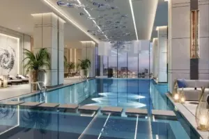 Bahrain bay 1br Ready to move in with facing Mall