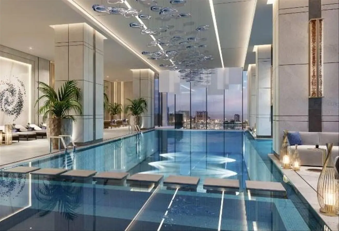 Bahrain bay 1br Ready to move in with facing Mall
