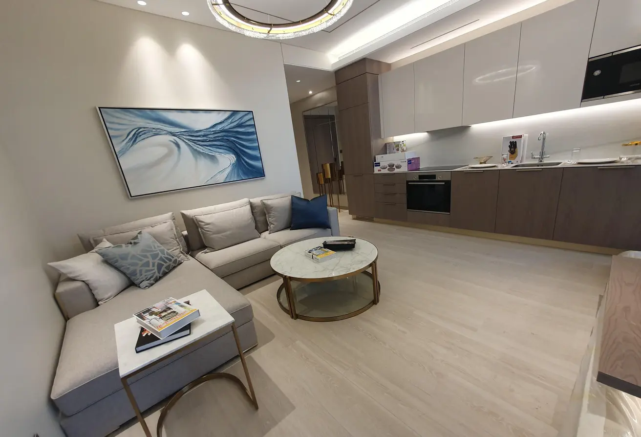 Bahrain bay 1br Ready to move in with facing Mall