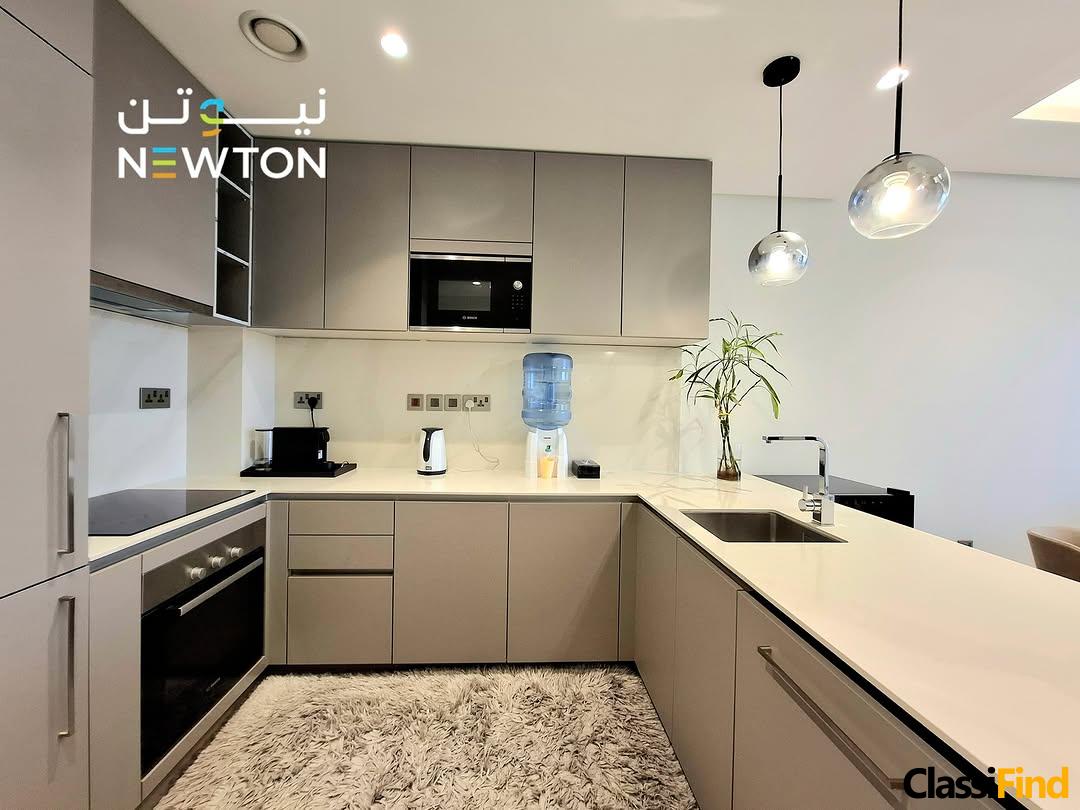 Fully furnished 1-bedroom apartment with a spacious layout
