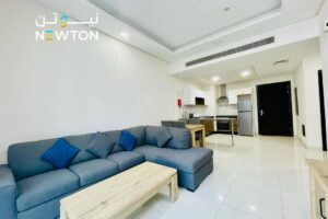 Fully furnished 1-bedroom apartment