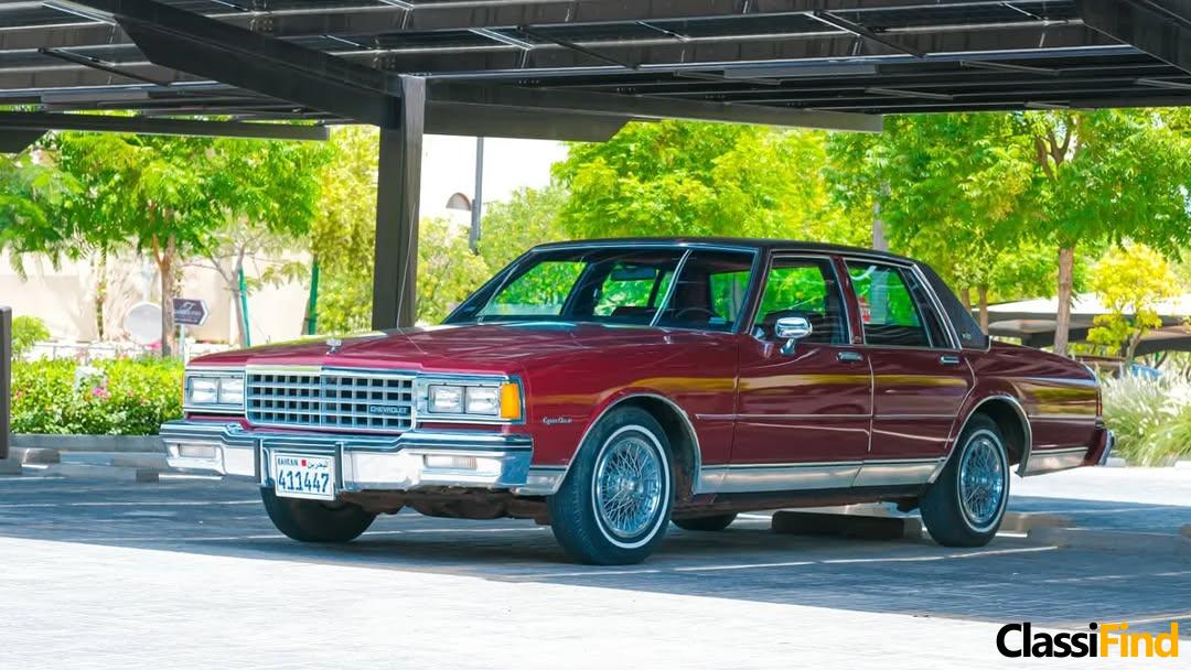 For classic car enthusiasts, a 1983 Chevrolet Caprice