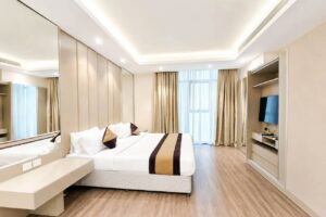 Luxury Studio Apartment for Rent: All-Inclusive, Prime Location Near Juffair Mall