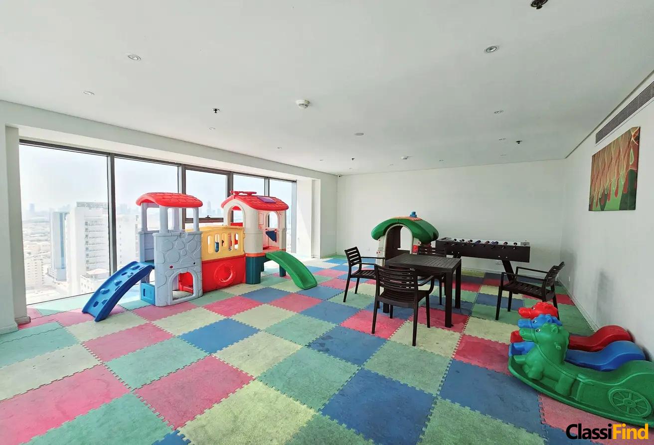 Luxury Studio Apartment for Rent: All-Inclusive, Prime Location Near Juffair Mall