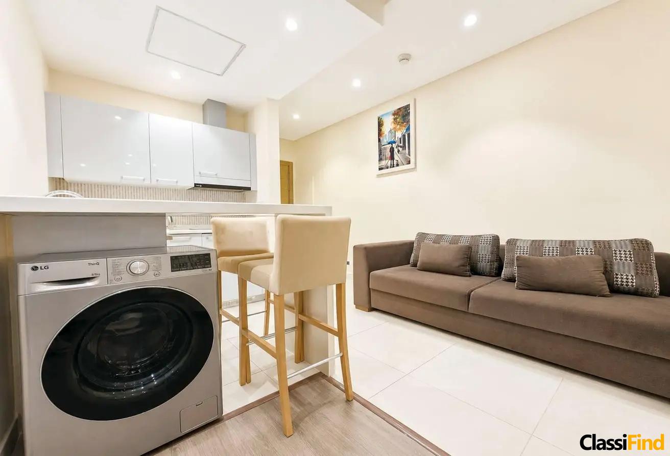 Luxury Studio Apartment for Rent: All-Inclusive, Prime Location Near Juffair Mall