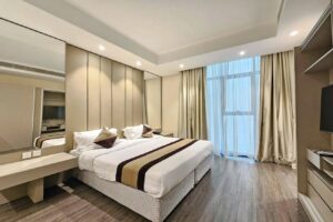Luxury Studio Apartment for Rent: All-Inclusive, Prime Location Near Juffair Mall