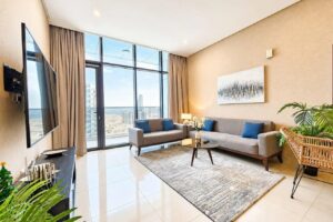 Luxury 2BR Apartment for Rent in Al Juffair | Sea View | All-Inclusive Amenities