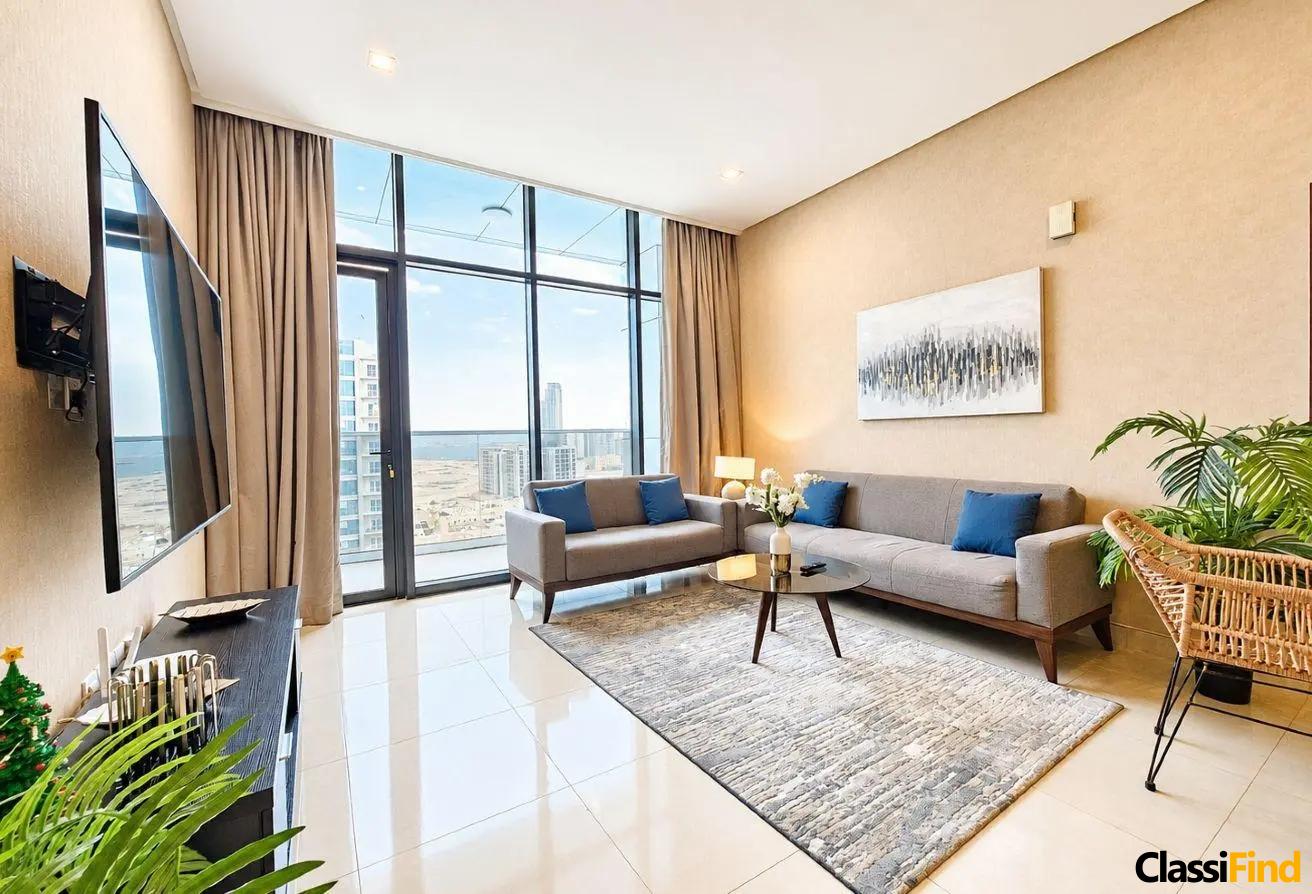 Luxury 2BR Apartment for Rent in Al Juffair | Sea View | All-Inclusive Amenities
