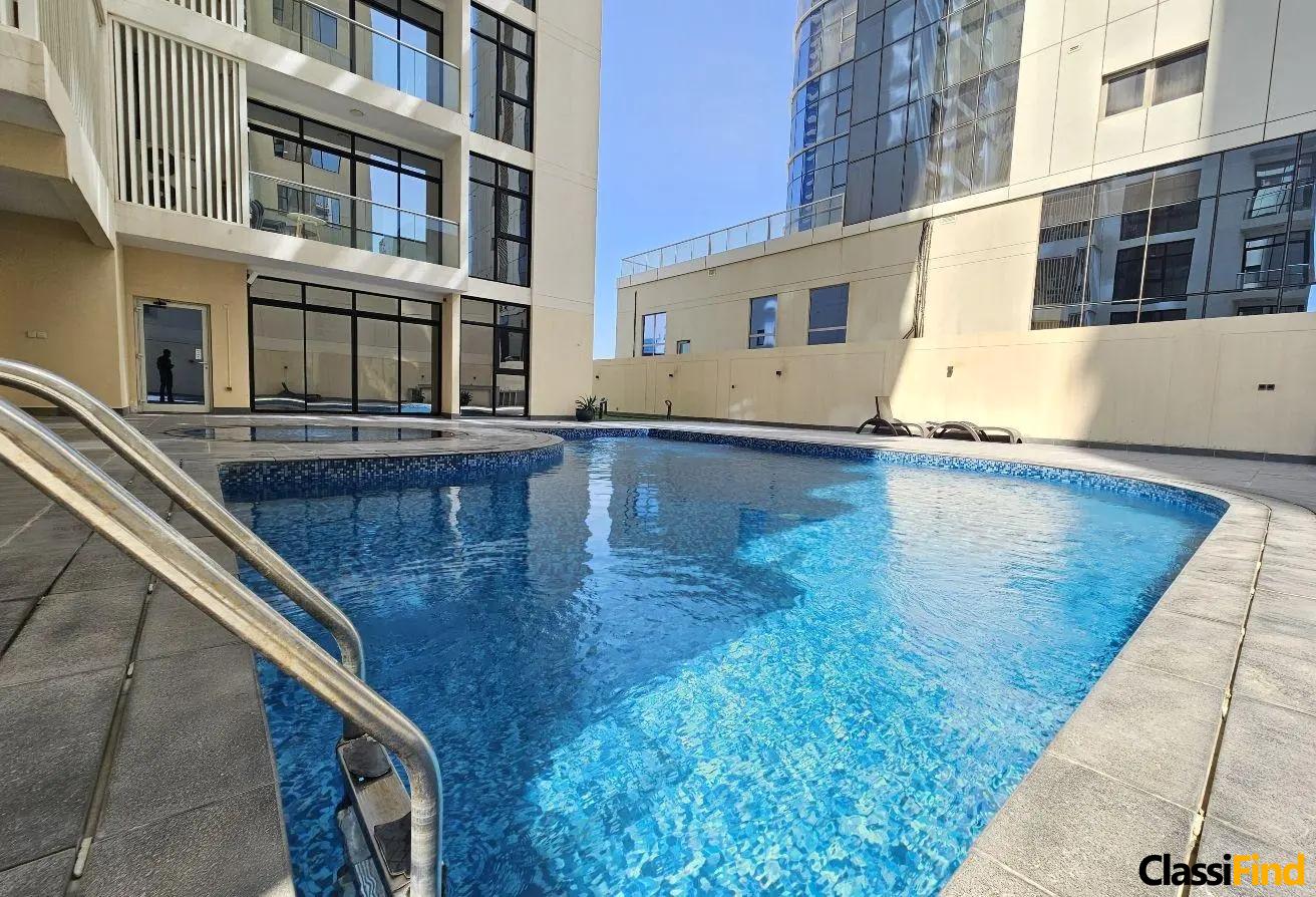 Modern 1BR Sea View Apartment for Rent in Seef – Hot Deal, Opposite City Centre