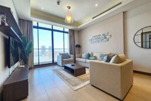 Modern 1BR Sea View Apartment for Rent in Seef – Hot Deal, Opposite City Centre