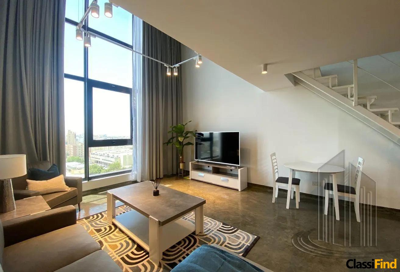 Spacious New LOFT Apartment for Rent in Prime Um Al Hasam Location with Internet Access