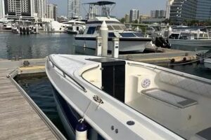 Pearl Craft 32ft Boat with Mercury 300 Outboard