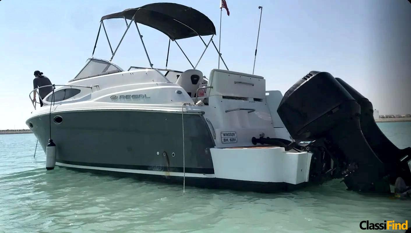 Regal 2008 – 28 ft Cabin Cruiser with Twin Mercury 225 HP Engines