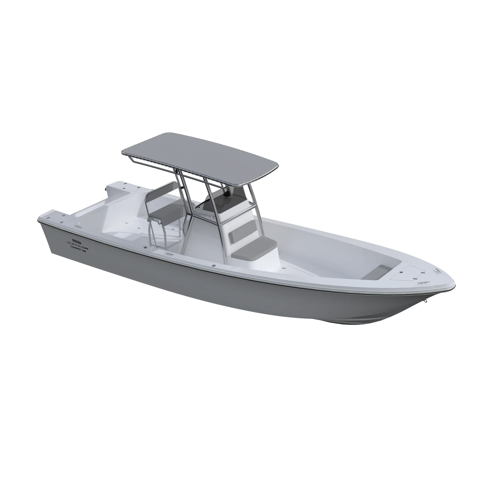 Suprema 27 Explorer – Open Deck – Stainless T-Top – Standard