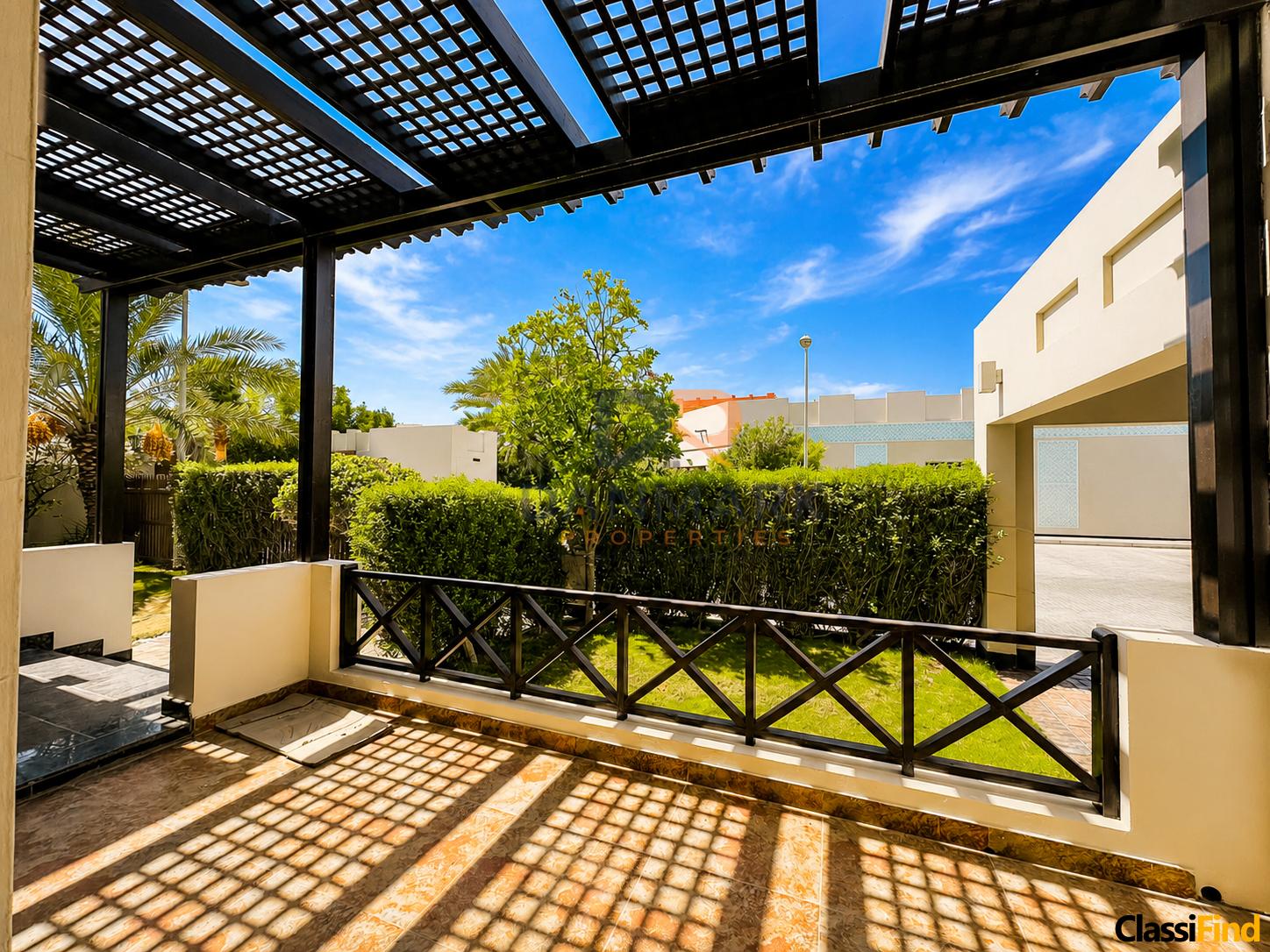 Now Renting | Elegant 4BR Villa with Private Garden & Water View | 425 SQM