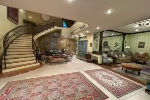 A spacious villa in a prime location in A’ali, situated on a corner plot with access from two roads, offering generous living spaces and a practical layout.