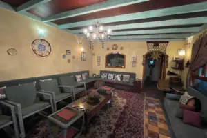 A spacious villa in a prime location in A’ali, situated on a corner plot with access from two roads, offering generous living spaces and a practical layout.