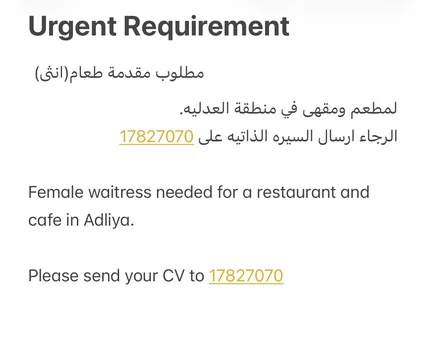 Waitress Lady In Coffee Shop