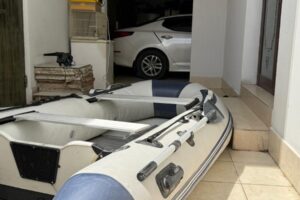 For Sale: Durable 12-Foot Inflatable Boat – Ideal for Fishing & Recreation