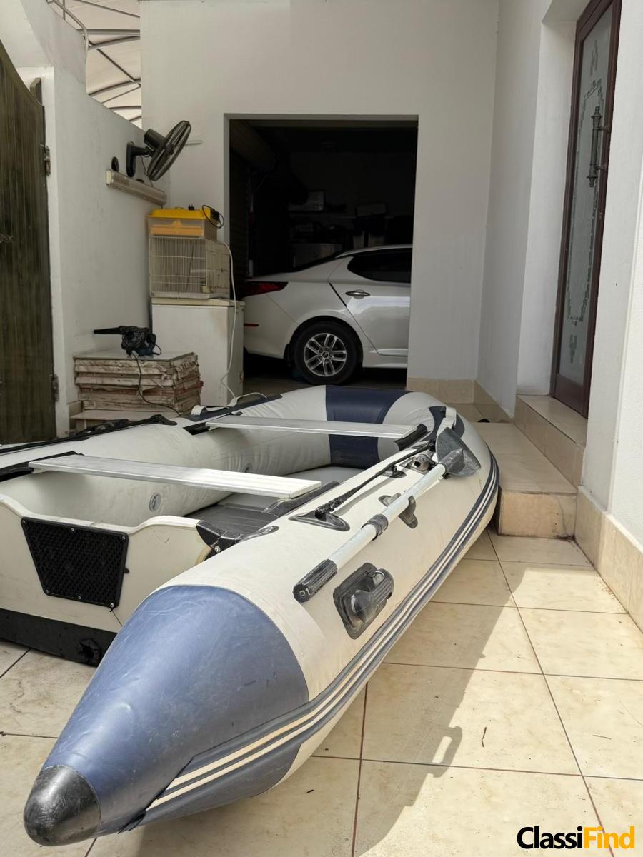 For Sale: Durable 12-Foot Inflatable Boat – Ideal for Fishing & Recreation
