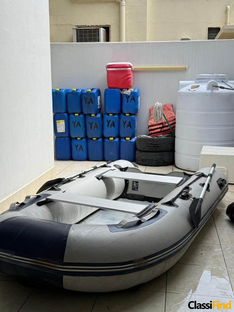 For Sale: Durable 12-Foot Inflatable Boat – Ideal for Fishing & Recreation