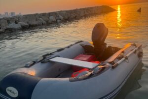 Seawalker Dinghy for Sale: Lightly Used, Equipped with 6HP Two-Stroke Engine, Excellent Condition