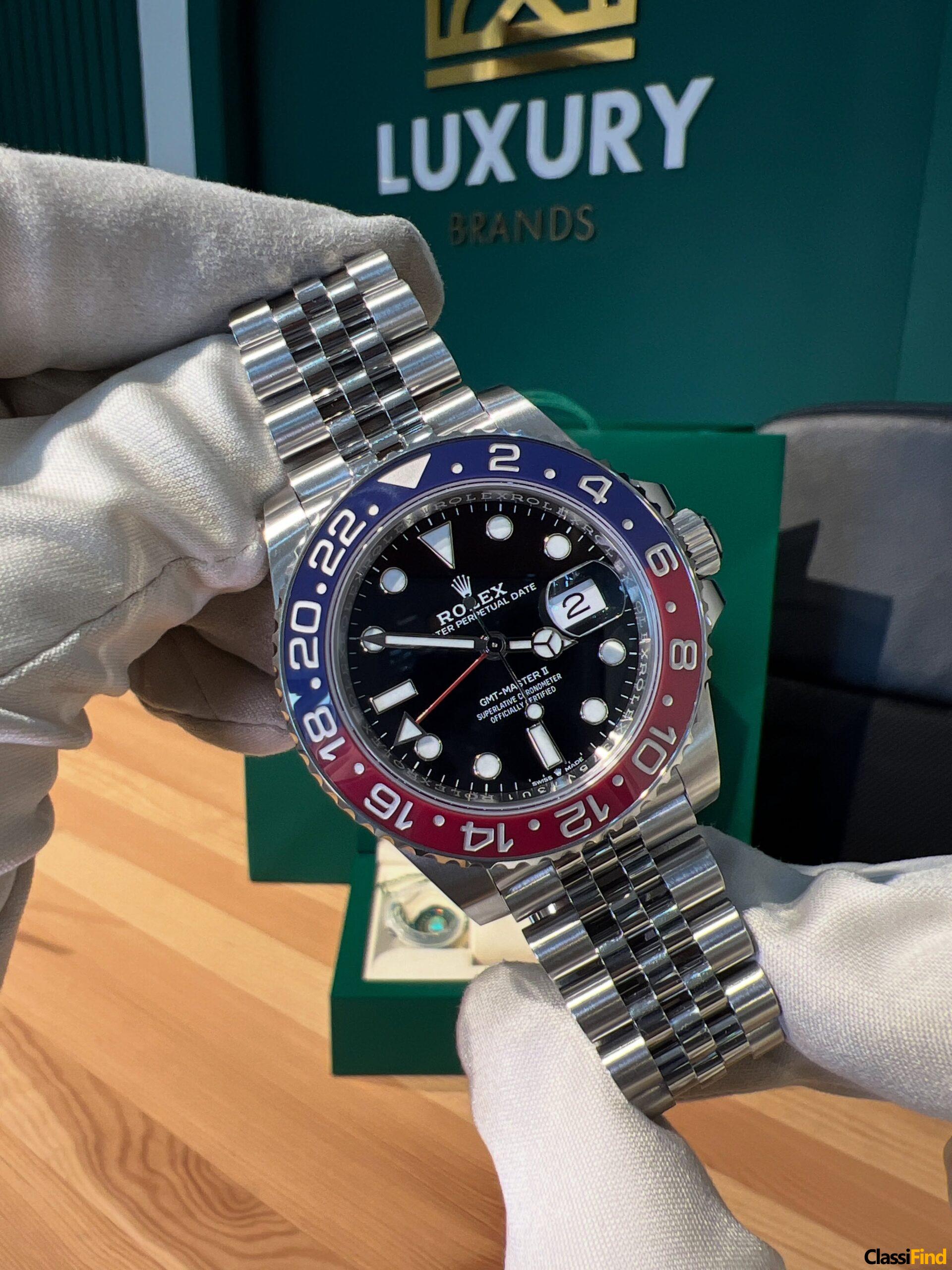 2021 Rolex Pepsi GMT 40mm Ref 126710BLRO Full Set
