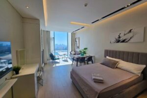 Luxury Sea View Apartment for Rent in Al Juffair – High Floor, All-Inclusive Amenities