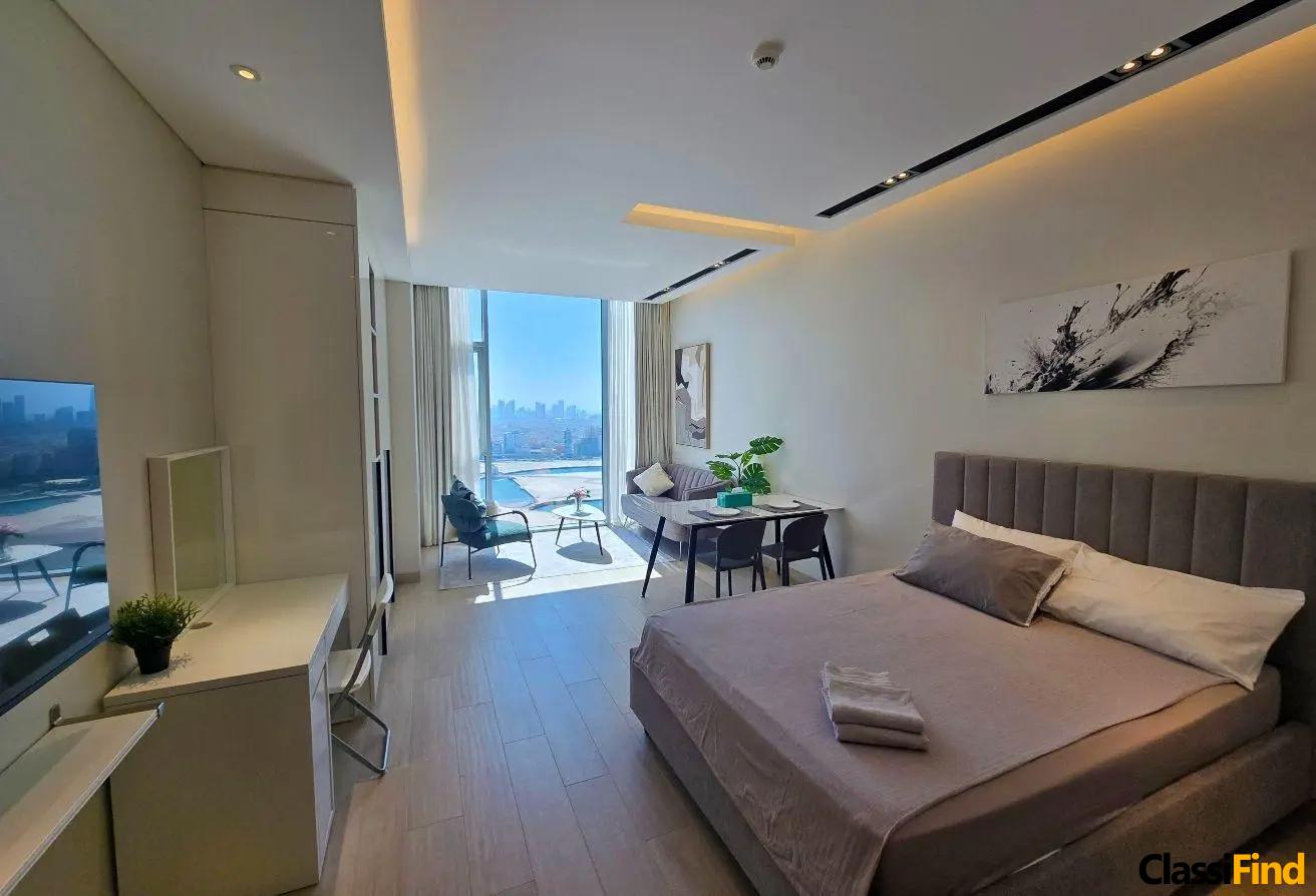 Luxury Sea View Apartment for Rent in Al Juffair – High Floor, All-Inclusive Amenities