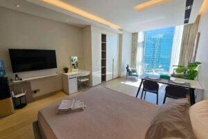 Luxury Sea View Apartment for Rent in Al Juffair – High Floor, All-Inclusive Amenities