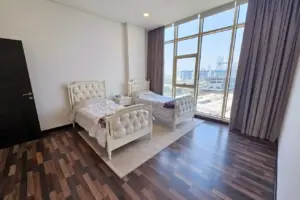 Luxury Apartments for Rent in Reef Island: Stunning Island Views, Outdoor Pool, Barbecue Area, and Fully Equipped Gym