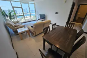 Luxury Apartments for Rent in Reef Island: Stunning Island Views, Outdoor Pool, Barbecue Area, and Fully Equipped Gym