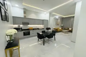 3-Bedroom Apartment with Private Pool for Rent in Saar