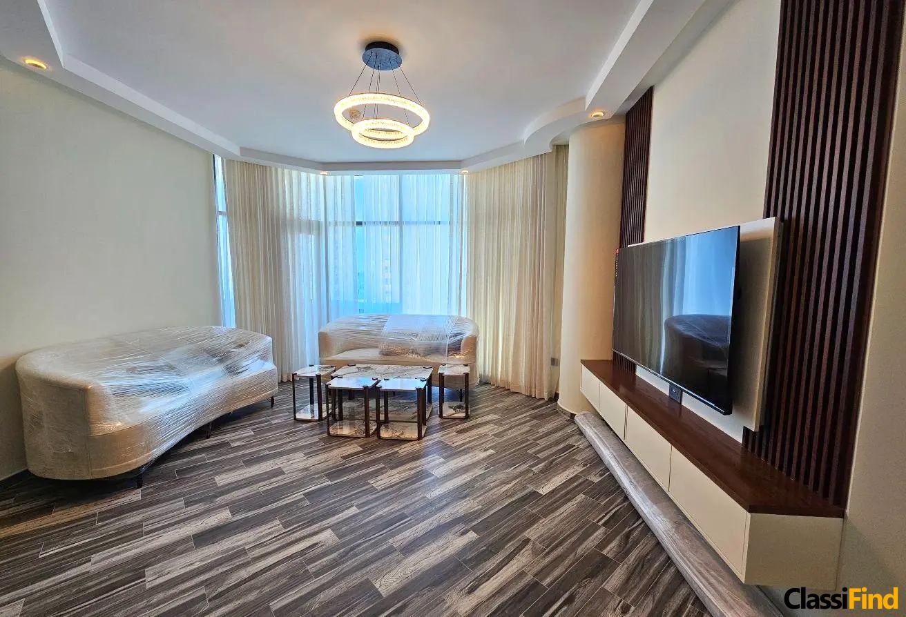 Brand New High-Floor Seef Apartment for Rent with Stunning Balcony Views